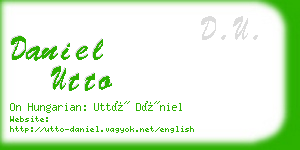 daniel utto business card